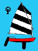 Graphic boat class Opti